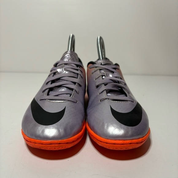Nike Mercurial Vapor IX FG ACC Carbon Futbol Soccer Cleats PurpleOrange Youth 2Y - Picture 5 of 9